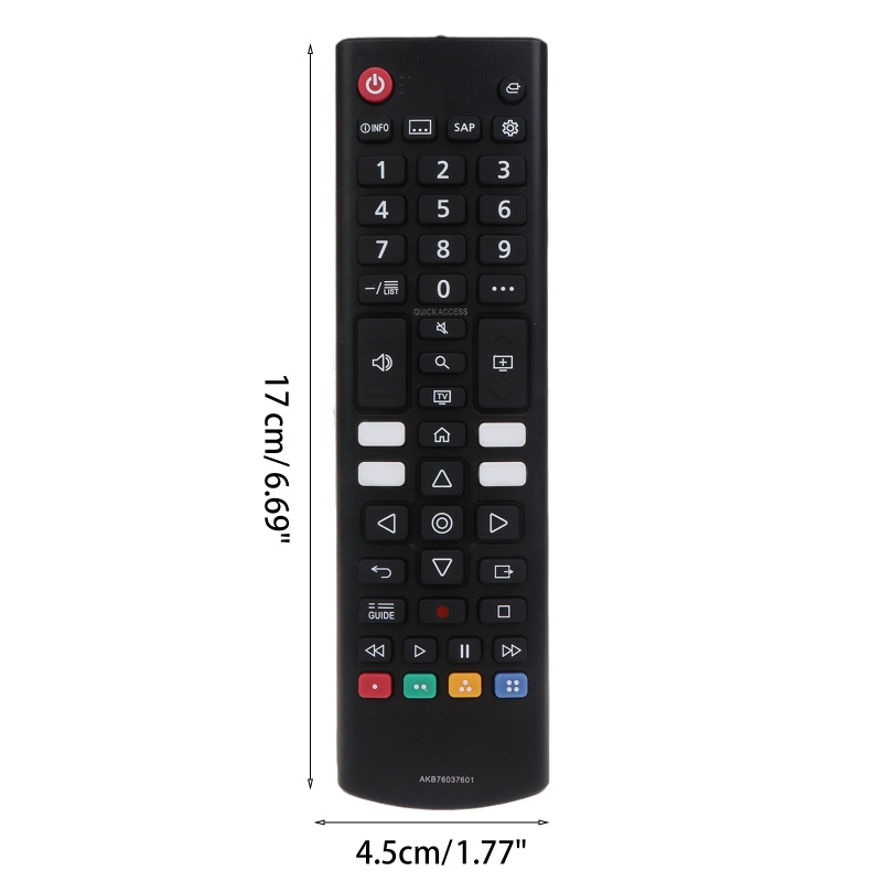 Bộ Điều Khiển Từ Xa AKB Màu Đen Chống Mài Mòn76037601 Dây Cáp Cho TV Thông Minh 4K TV 43UP7100ZUF 1