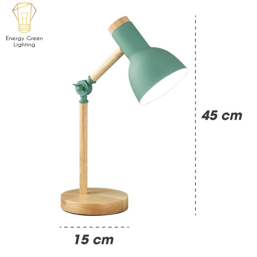 [Nhiều mẫu] Đèn Học, Đèn Để Bàn Làm Việc Vintage Energy Green Lighting DB-3046 - Điều Chỉnh Góc Chiếu Sáng 3