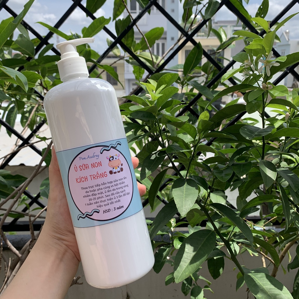 Ủ Sữa Non Kích Trắng Nguyên Chất Cô Đặc - Chai 500ML &amp; 1000ML