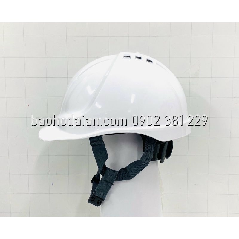 Nón bảo hộ lao động nhựa ABS có lỗ thông hơi N09