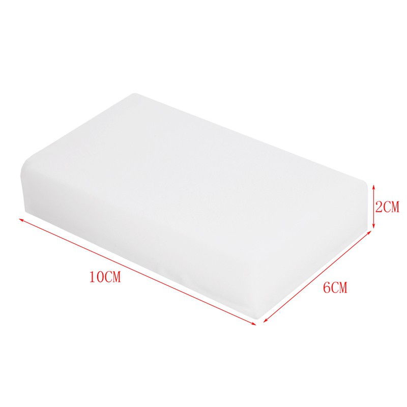 10 Miếng bọt biển melamin màu trắng vệ sinh làm sạch 100x 60x 20mm