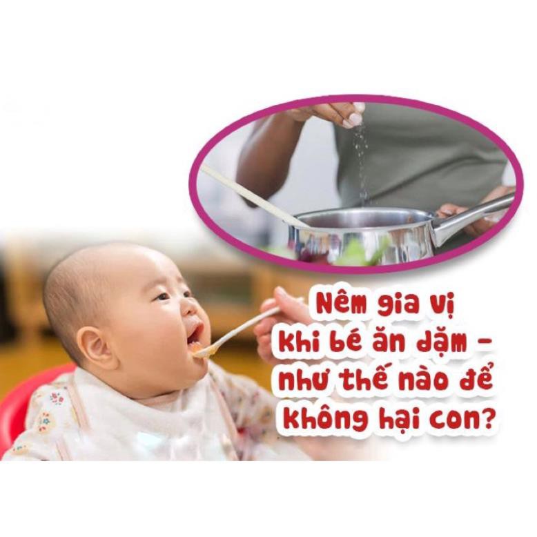 Hạt nêm cho bé ăn dặm từ 12 tháng tuổi