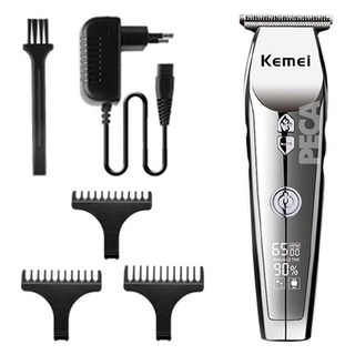 Tông đơ chấn viền cao cấp Kemei KM-126 có màn hình LED theo dỗi pin 3 mức tốc độ cắt dùng cạo đầu, cạo trắng, fade tóc