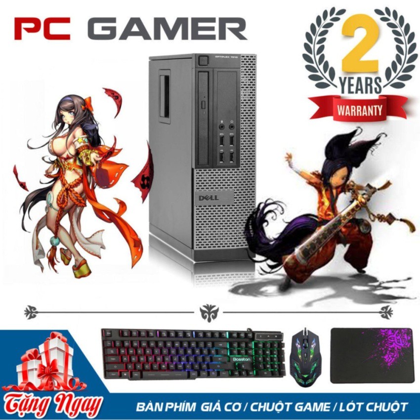 PC Chơi Game DELL OPTIPLEX 9010 SFF (Core I5 3470, Ram 8GB, HDD 2TB, VGA RỜI 2GB) + Quà Tặng