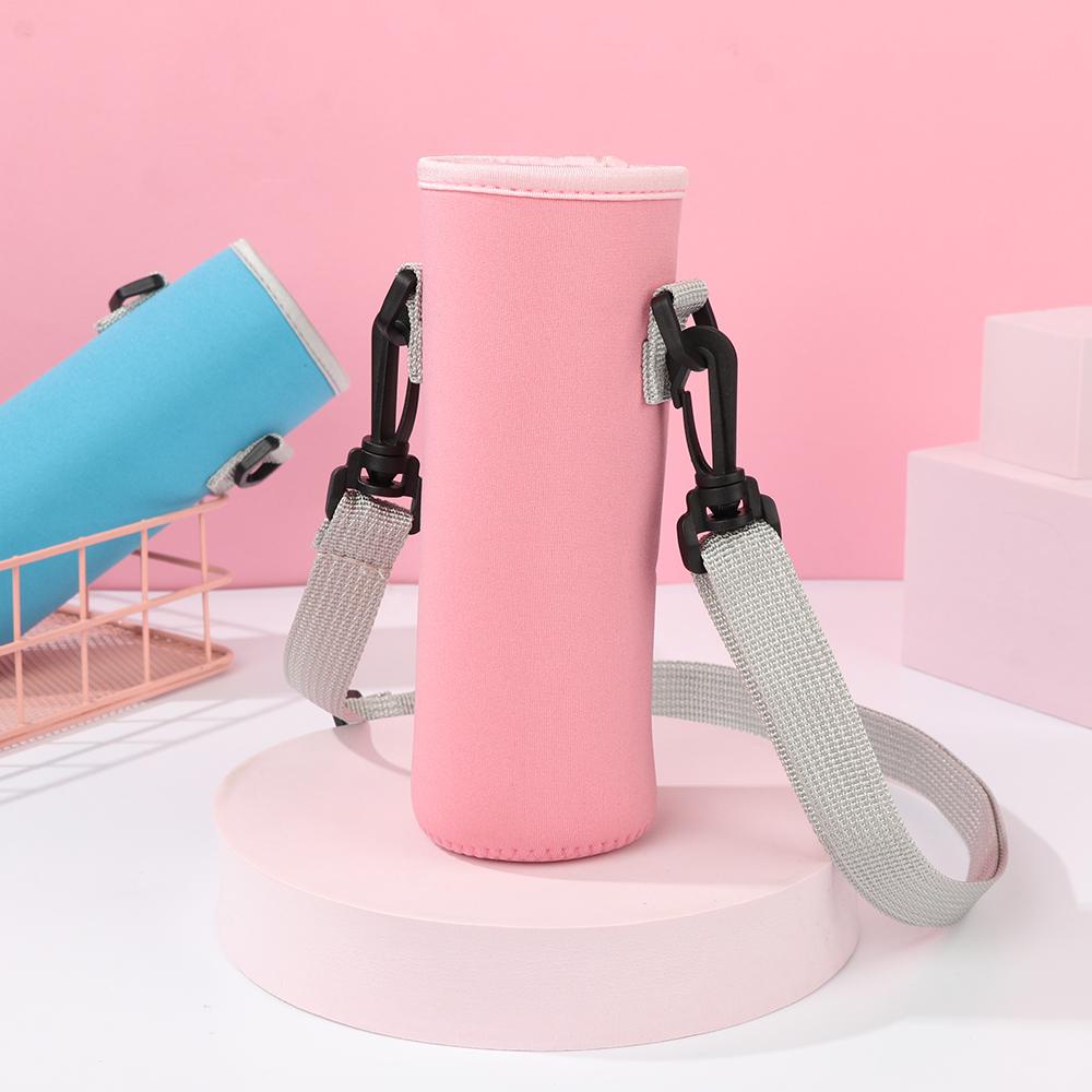 Vỏ Bọc Bình Nước Cách Nhiệt Kèm Dây Đeo Tiện Dụng Ốp