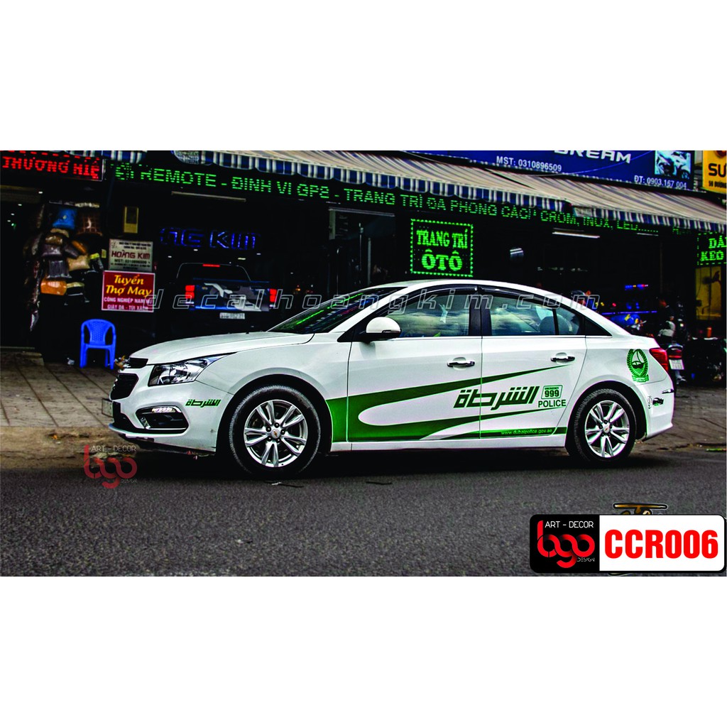 Tem Xe Chevrolet Cruze - CCR006