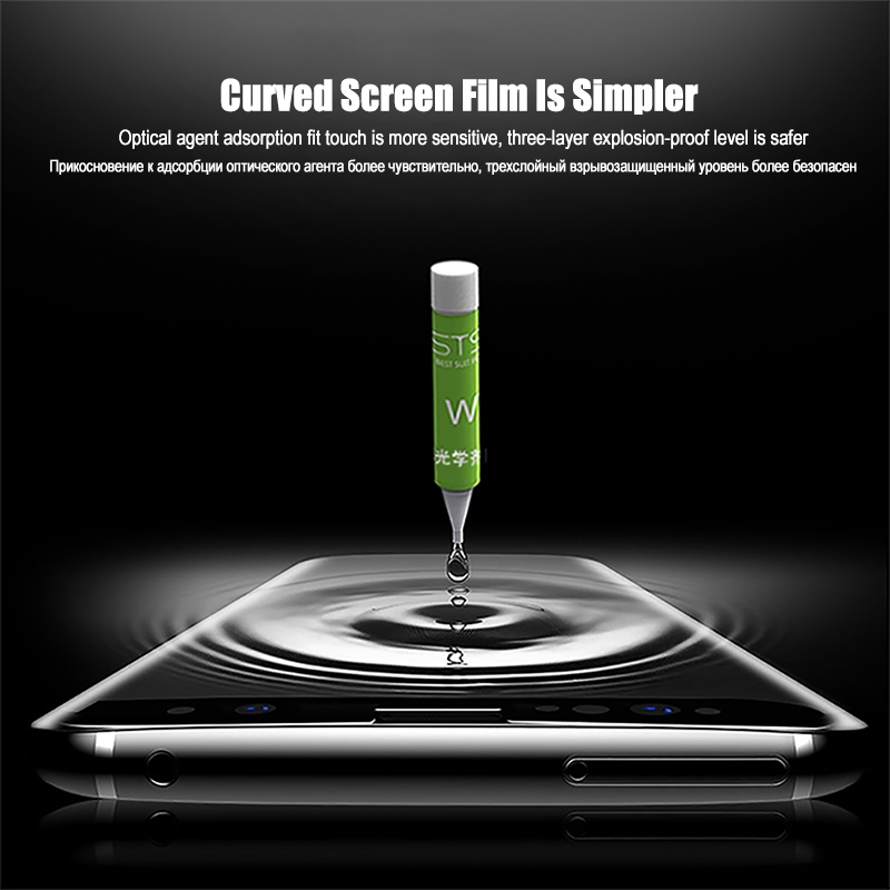 Samsung Galaxy S8/S9/S10/Note 8/9/10 Plus UV Liquid Glue Anti Peeping Privacy Tempered Glass Screen Protector