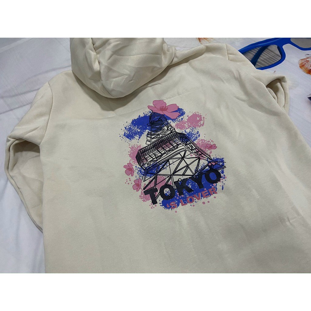 Áo chống nắng cao cấp- Áo khoác nỉ Hoodie TOKYO Unisex cho nam và nữ Ulzzang Guvia GAKN36 | BigBuy360 - bigbuy360.vn