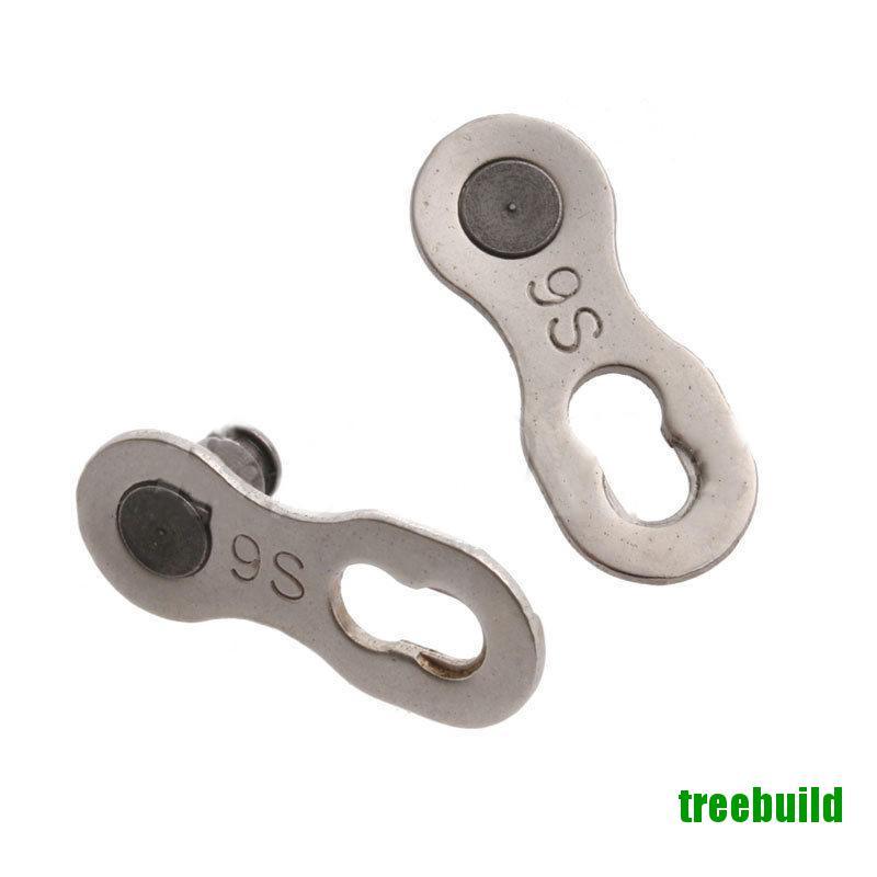 treebuild☆ 2Pcs Portable Bicycle Chain Master Link Joint Connector 6/8/10 Speed Quick Clip