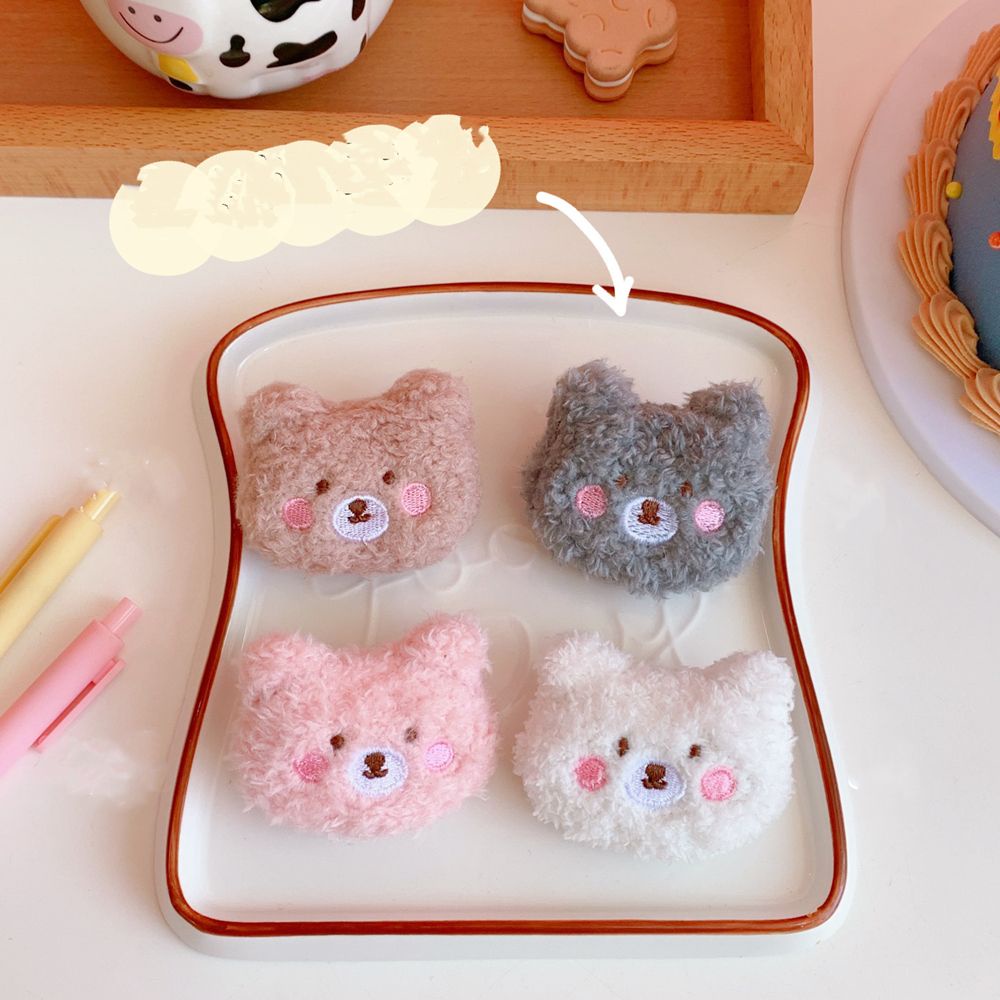Ghim cài áo hình gấu hoạt hình nhiều màu sắc dễ thương cho nữ