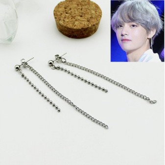 Đôi khuyên tai dài cho fan thành viên V nhóm BTS