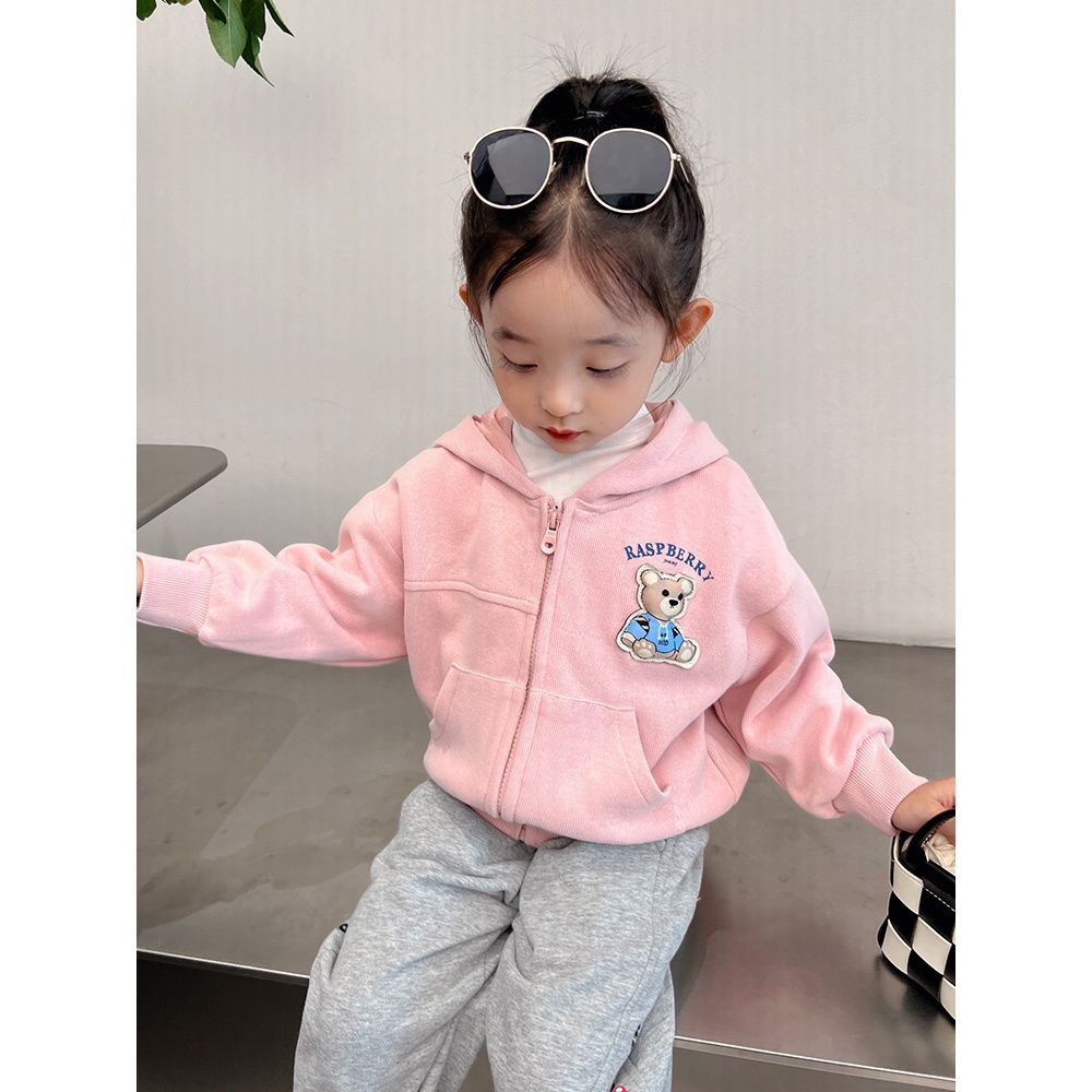 Áo Khoác Cardigan Có Mũ Trùm Phong Cách Hàn Nhật Mới 2022 Cho Bé Gái