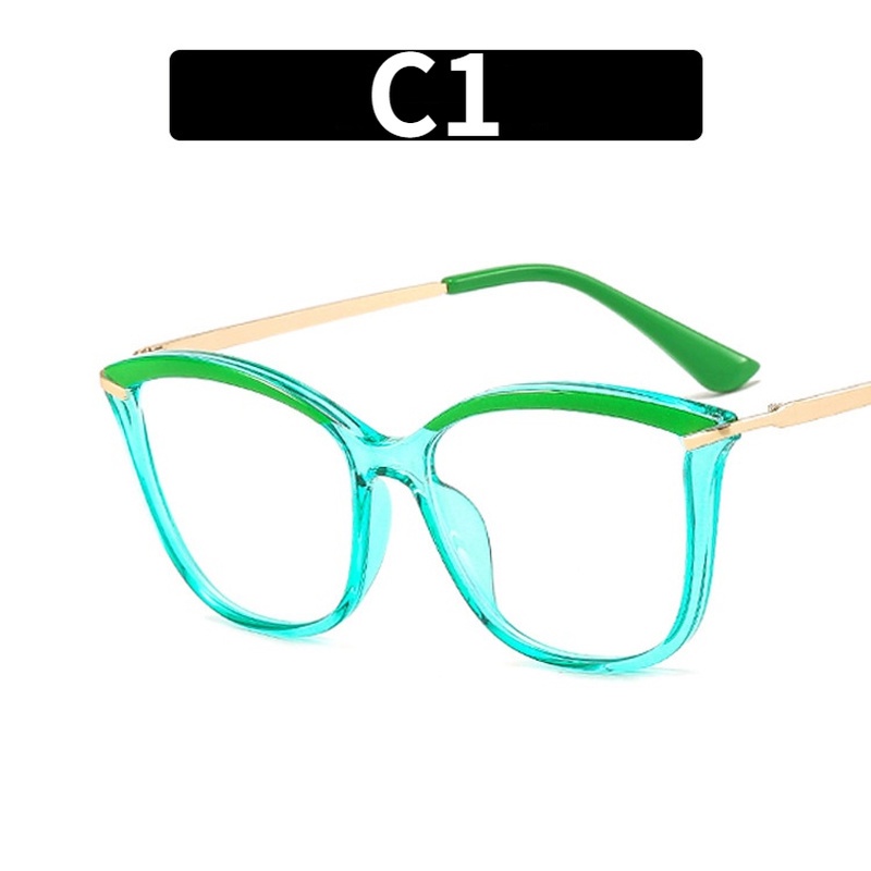 Kính Mát Hình Mắt Mèo Chống Ánh Sáng Xanh TR90 Thời Trang Phương Tây Cho Nữ