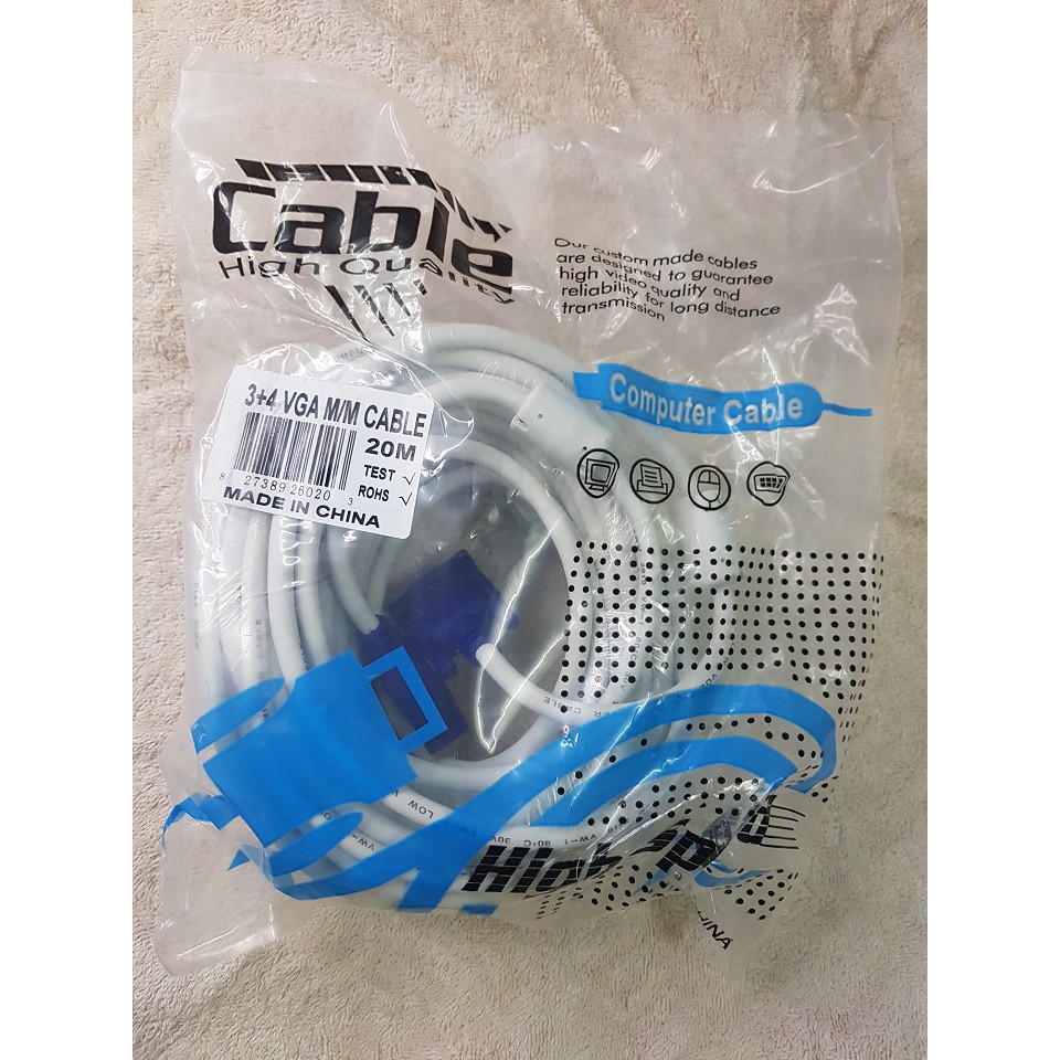 Cáp VGA máy tính nối máy tính laptop/pc với màn hình, máy chiếu | BigBuy360 - bigbuy360.vn