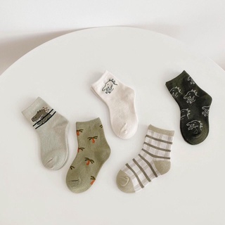 Set 5 đôi tất len họa tiết cho bé