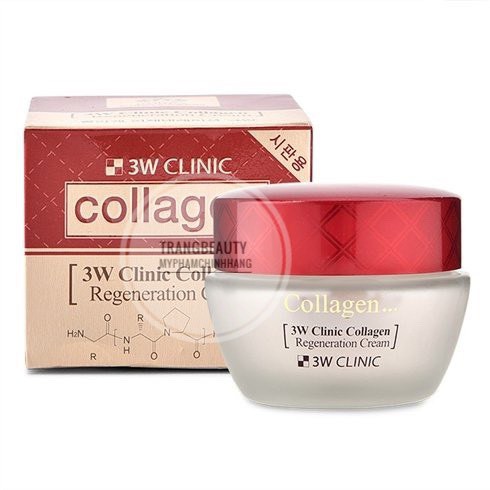 Kem dưỡng trắng da dưỡng ẩm săn chắc chống lão hóa Collagen 3W Clinic Hàn Quốc