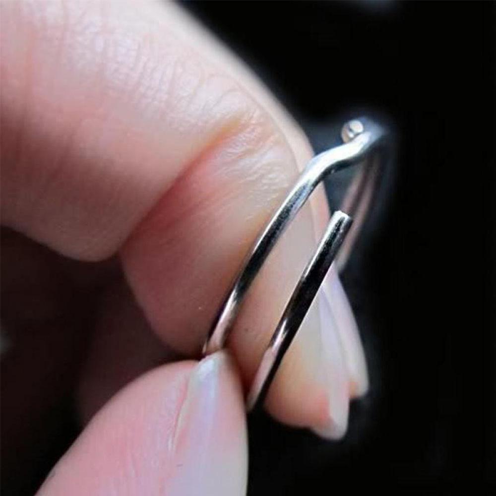 Bộ 10 Móc Khóa Bằng Thép Không Gỉ Thiết Kế Tiện Lợi Dễ Dùng