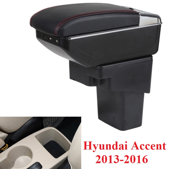 Hộp tỳ tay ô tô Hyundai Accent 2013-2016 cao cấp