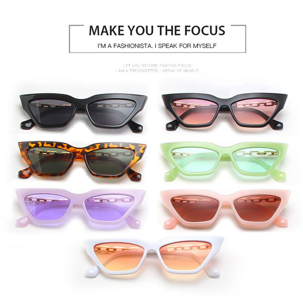 Kính Mát Gọng Kim Loại Tròng Nhỏ Thời Trang Cho Nữ