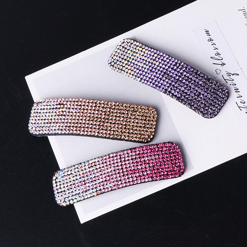 Kẹp Tóc Haimeikang Đính Đá Đơn Giản Phong Cách Hàn Quốc Thời Trang