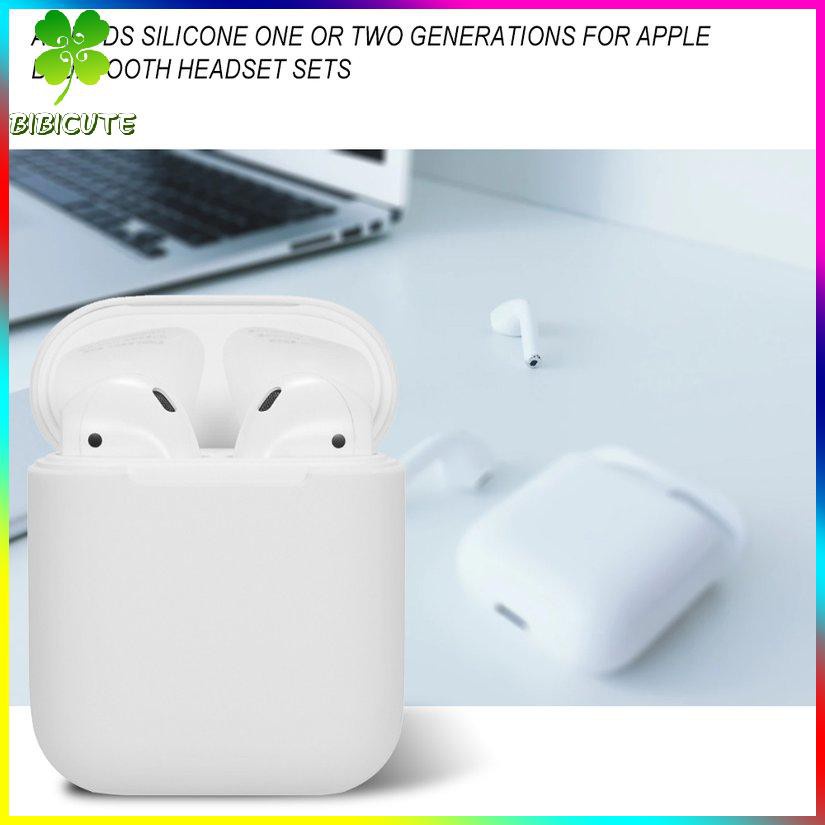 Vỏ Bảo Vệ Hộp Sạc Tai Nghe Không Dây Apple Airpods Bằng Silicon