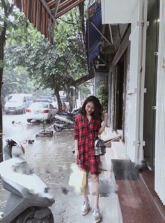 Đầm somi caro