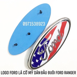 Logo dán sau đuôi và phía trước xe ford ranger