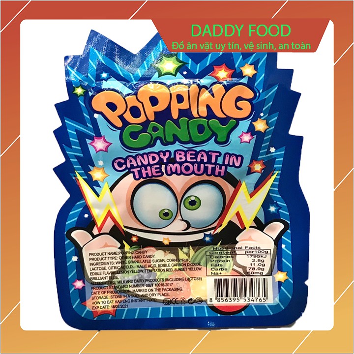 Kẹo nổ Striking Popping Candy (1 dây 20 gói MIX ĐỦ VỊ ) - Ăn vặt trở về tuổi thơ siêu siêu siêu hot