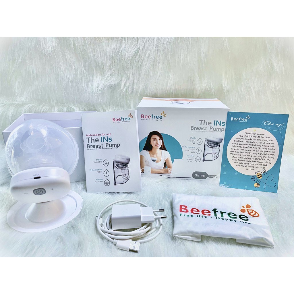 Máy hút sữa điện đôi không dây Beefree Gen 1 / Gen 2 / S19 công nghệ Nhật Bản