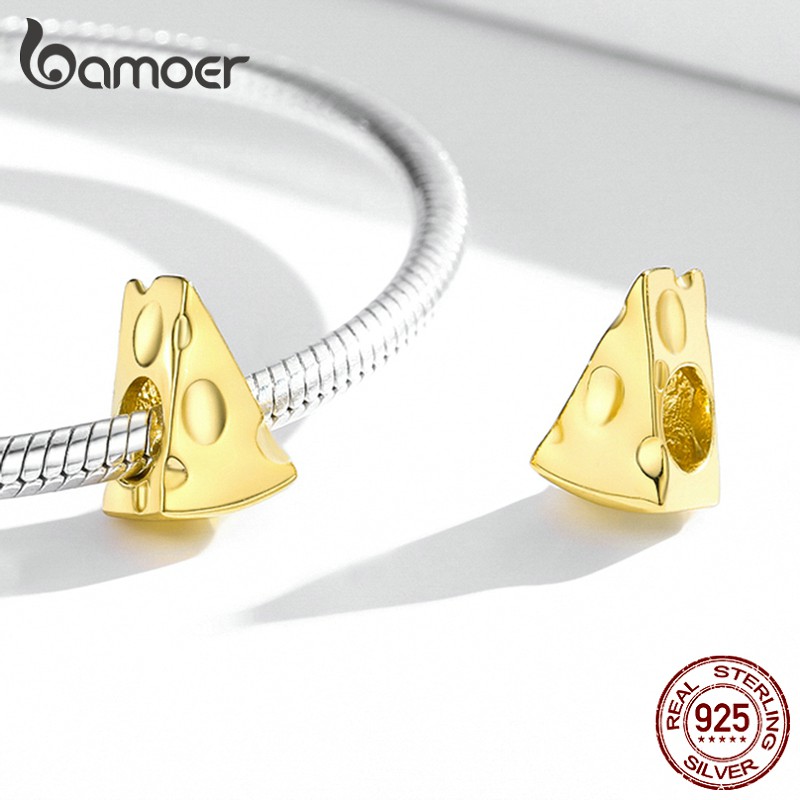 Phụ Kiện Bamoer Bằng Bạc Bamoer Scc2013 Hình Thức Ăn Nhanh/Bánh Mì Thời Trang Dùng Làm Vòng Tay DIY