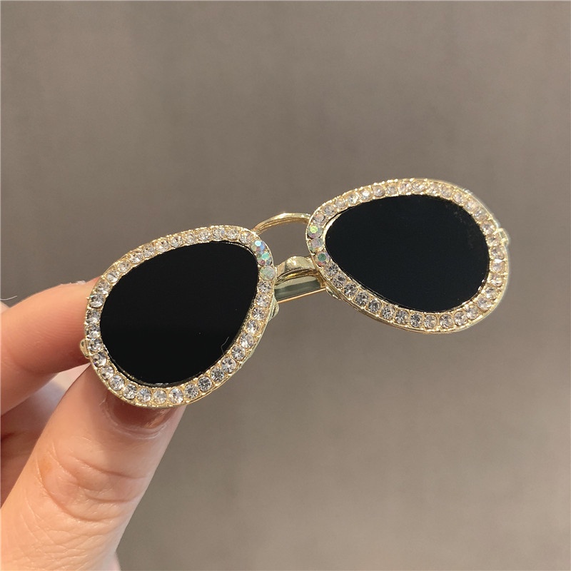 Kẹp Tóc Hình Mỏ Vịt Màu Đen Ngọt Ngào Phong Cách Hàn Quốc Cho Nữ