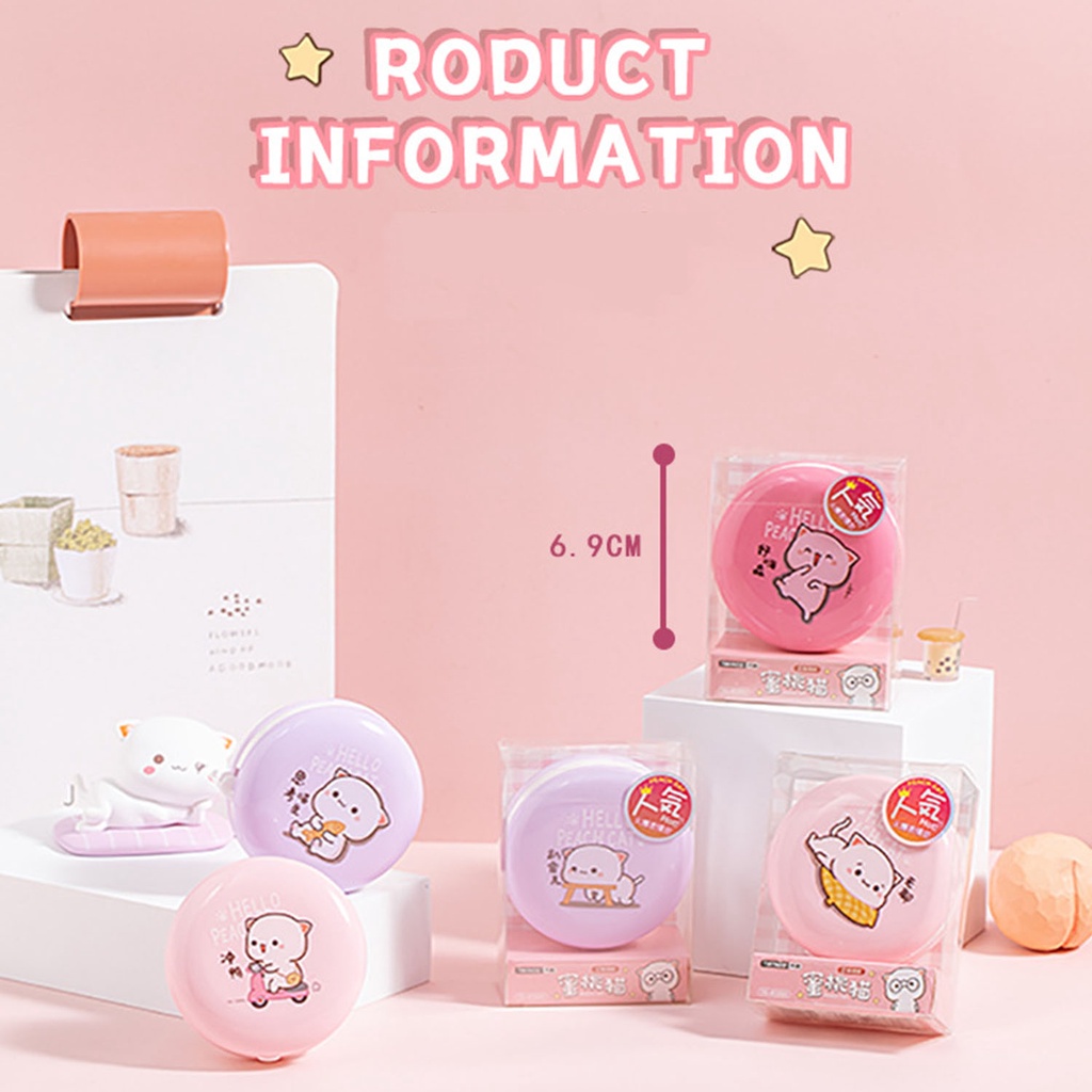 Bút Xóa Kéo Hình Bánh Macaron Dễ Thương 5mm * 8m