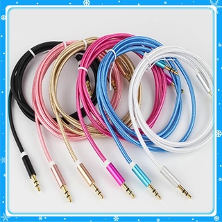 Dây Jack 3.5mm Cổng AUX cao cấp 2 đầu, jack kết nối tai nghe với điện thoại, laptop, pc...