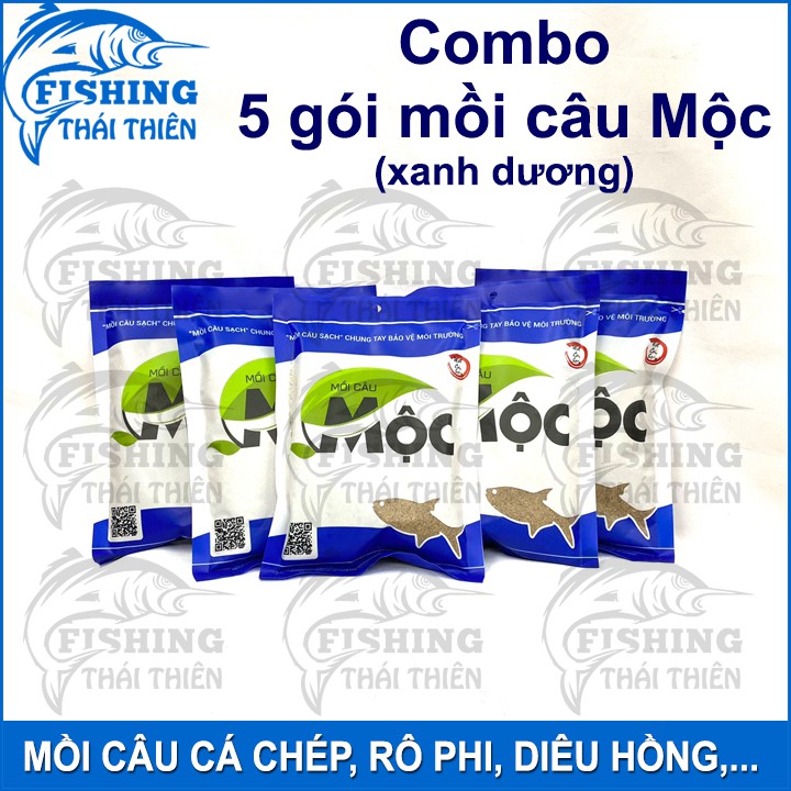 Mồi câu cá, mồi mộc xanh dương chuyên câu cá rô phi, cá diêu hồng, chép, trắm, trôi,...