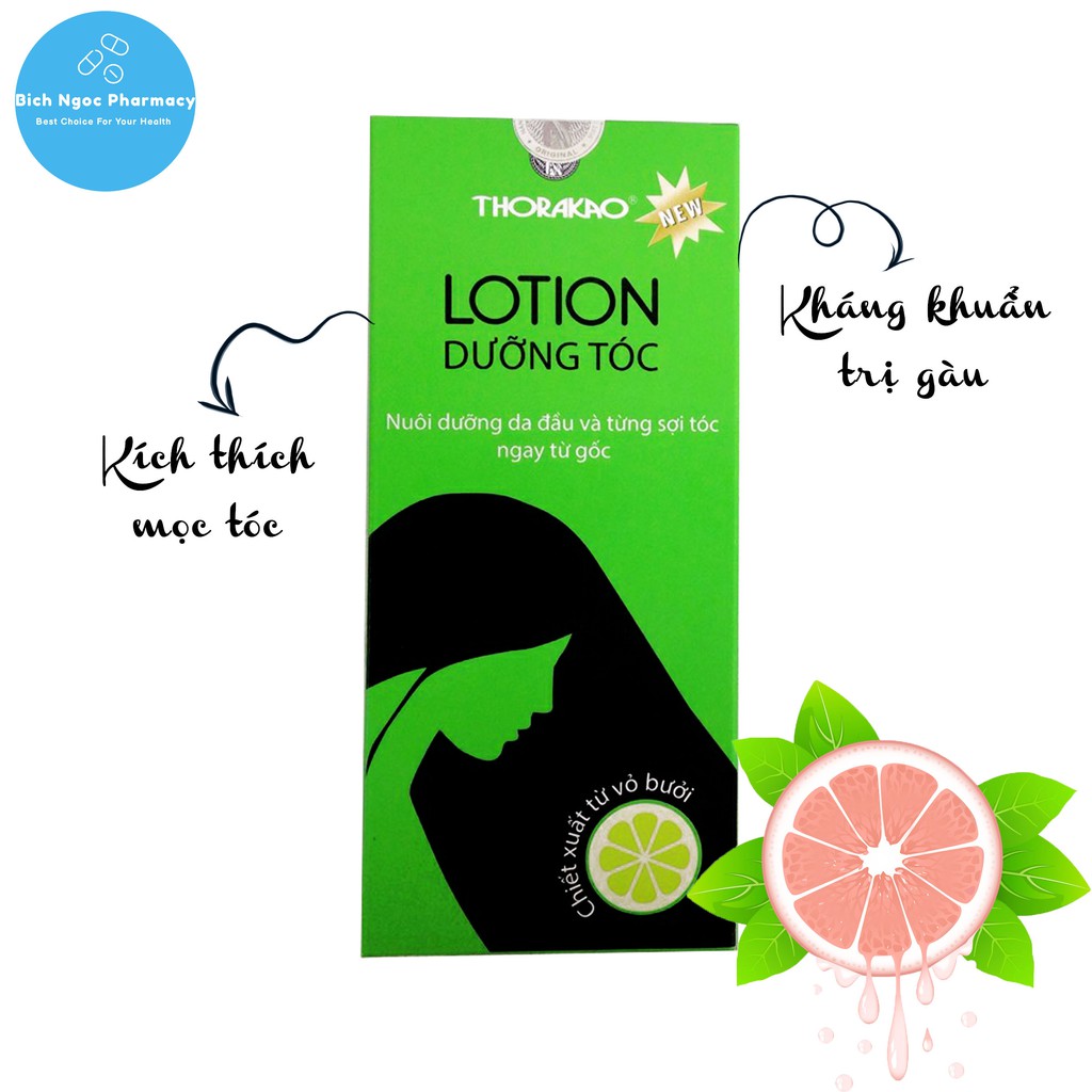 ☑️[Thiên Nhiên] Tinh Dầu Bưởi Thorakao Lotion Dưỡng Tóc 120ml