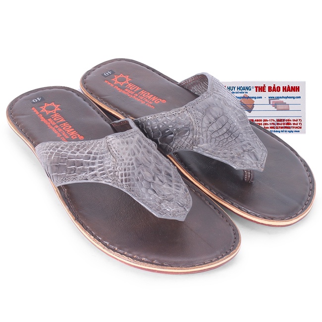 Dép nam da cá sấu nhiều loại nhiều màu HP7217-18-23-24-31-35