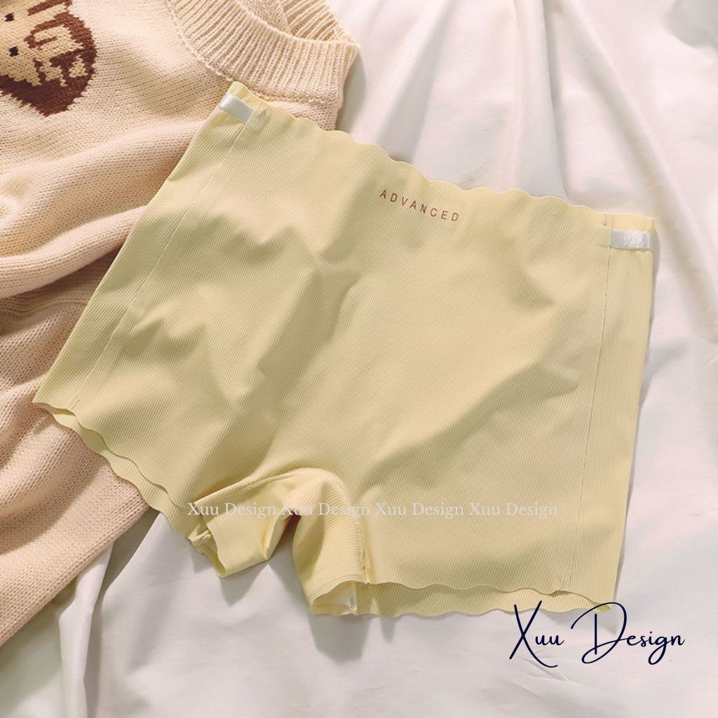 Quần mặc váy XUU vải cotton gân tăm không viền, không đường may chống lộ cao cấp - QV06