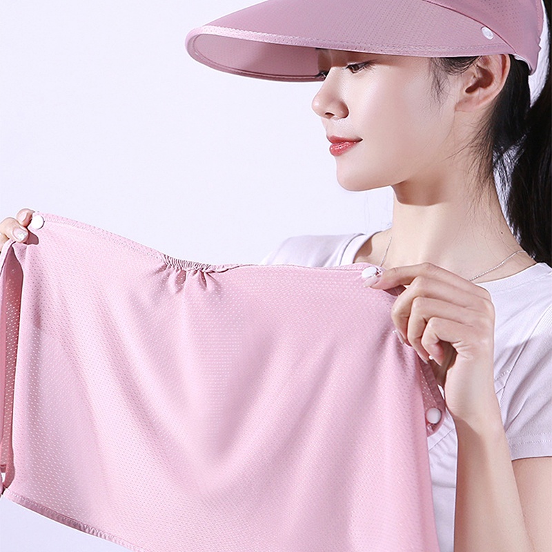 Mũ Chống Nắng/Tia UV Có Khẩu Trang Che Cổ 360 Độ Cho Nữ°Mũ Bảo Vệ Chống Tia UV Khi Đi Du Lịch