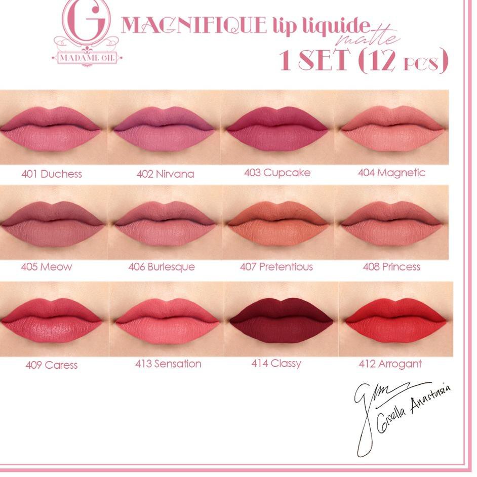 (Hàng Mới Về) Son Kem Lì Madame Gie Magnifique Màu Sắc Cổ Điển Phiên Bản Giới Hạn | BigBuy360 - bigbuy360.vn