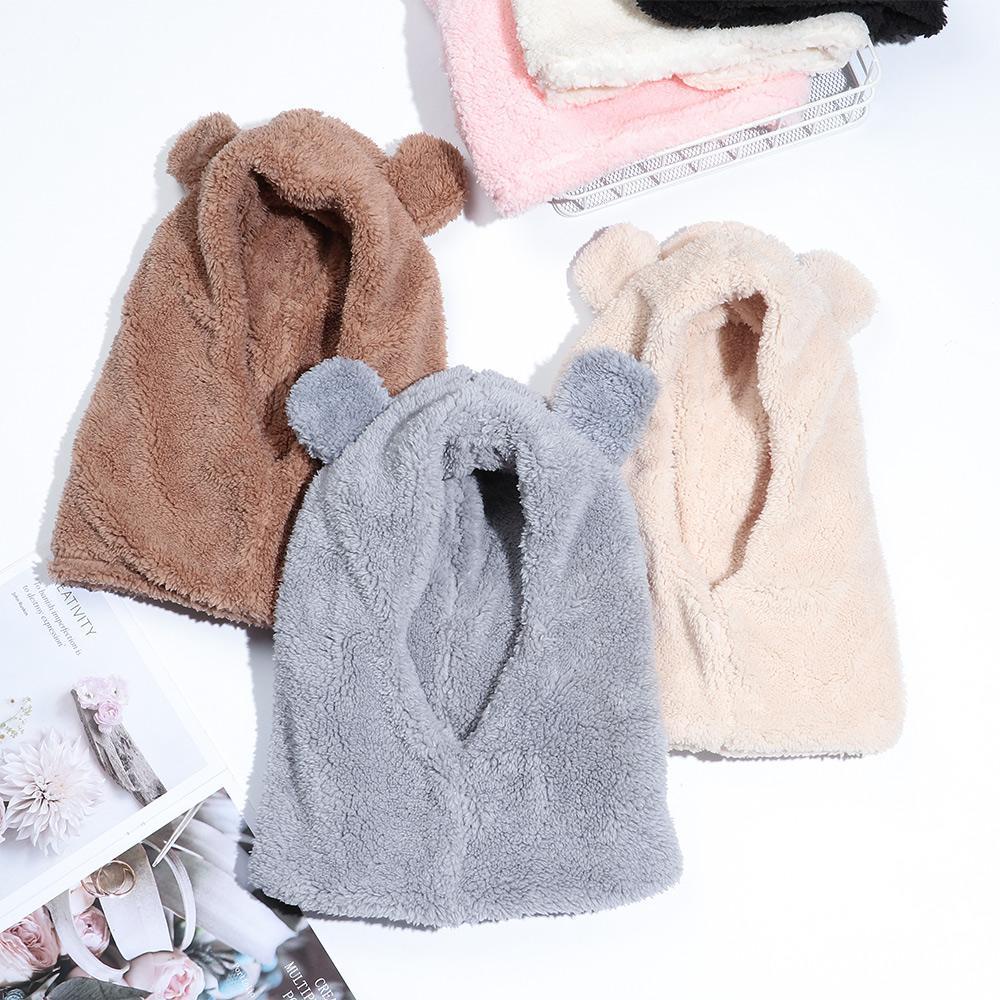 Mũ Len Tai Gấu Xinh Xắn Cho Nữ