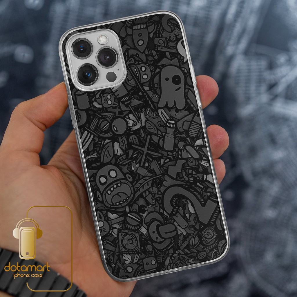 Ốp lưng iphone dotamart DOTA00020 ốp chống sốc, ốp không ố, phím kim loại, viền tpu lưng meca | BigBuy360 - bigbuy360.vn