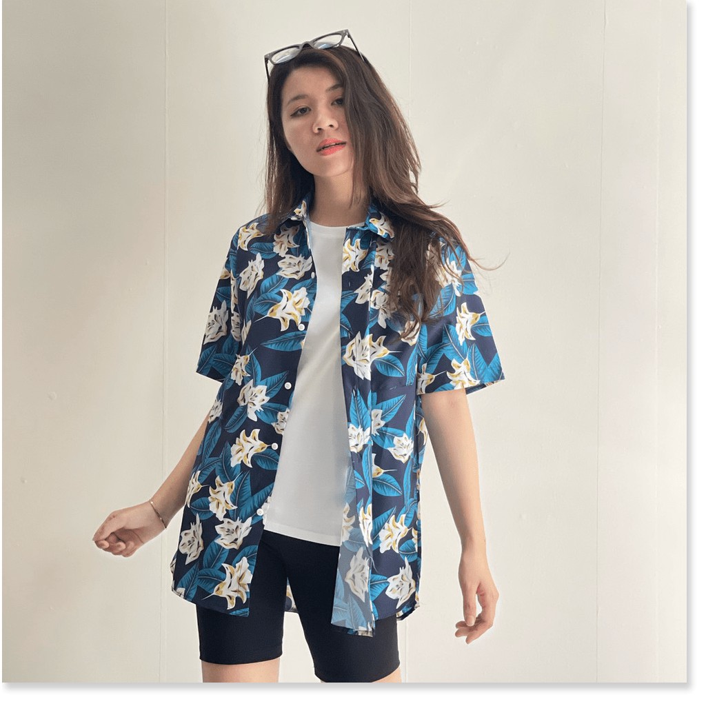 ÁO SƠ MI FORM RỘNG DÀNH CHO NỮ HOẠ TIẾT ĐỘC LẠ/  CÓ ĐẦY ĐỦ SIZE LANA FASHION