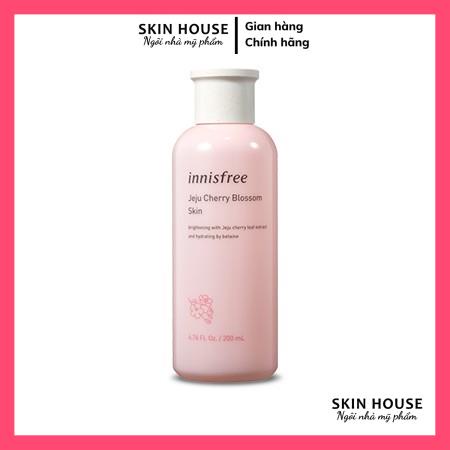 Nước Hoa Hồng Innisfree Jeju Cherry Blossom Làm Sáng Da Và Dưỡng Ẩm