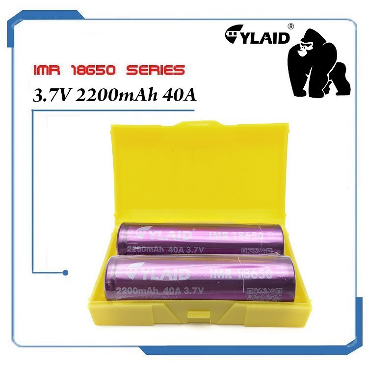 Pin 18650 _ Pin CYLAID IMR 3.7v 2200mAh 40A (Hàng Authentic) _ Pin Dùng Cho DIY