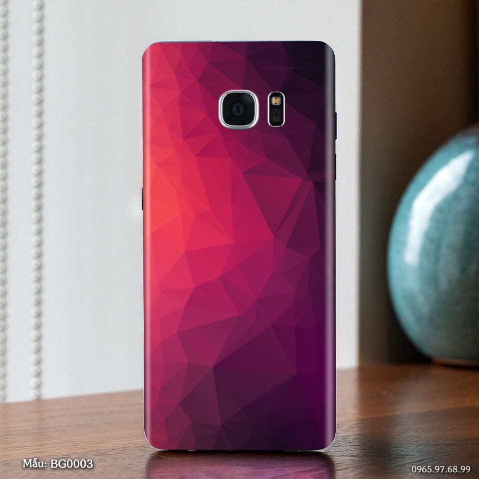 Miếng dán skin cho các dòng điện thoại Samsung S7 Edge - S8 Plus - S9 Plus - S10 lite - S10 Plus in hình 3D