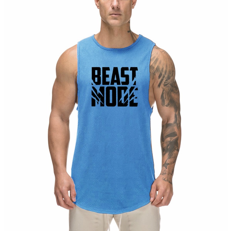 Áo Thun Thể Thao Không Tay In Họa Tiết Cá Tính Theo Phong Cách Mùa Hè Dành Cho Nam