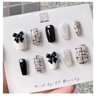 Nail box móng úp thiết kế - kèm theo dũa và keo gắn