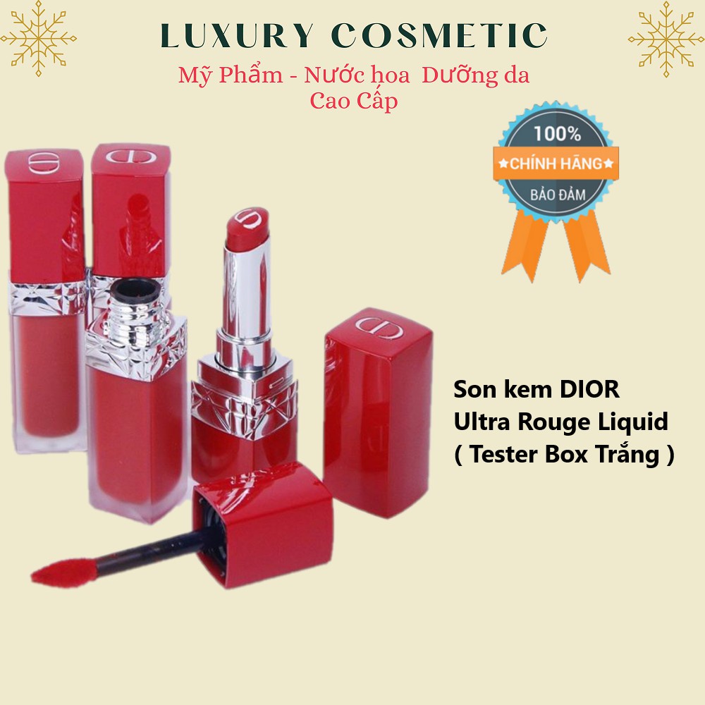 Son Kem Dior Ultra Rouge Liquid ( Tester Box Trắng )