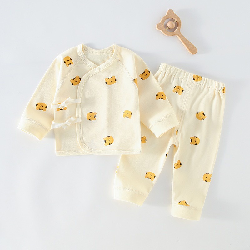 Bộ quần áo sơ sinh cotton organic bộ cho bé sơ sinh 100% COTTON HỮU CƠ TỰ NHIÊN