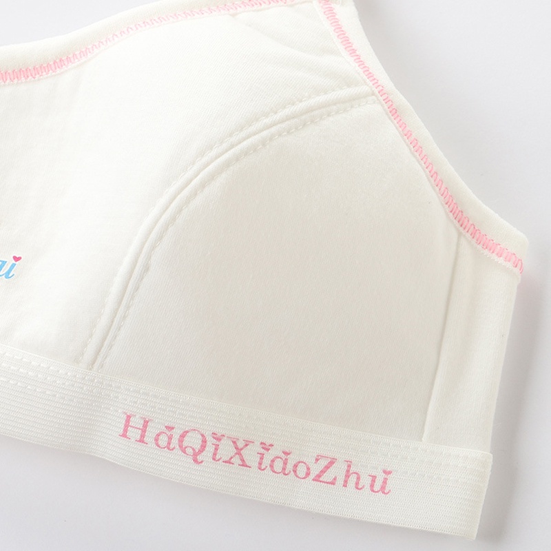 Áo lót vải cotton Mềm Mại Thoáng Khí Cho Bé Gái 12-18 Tuổi